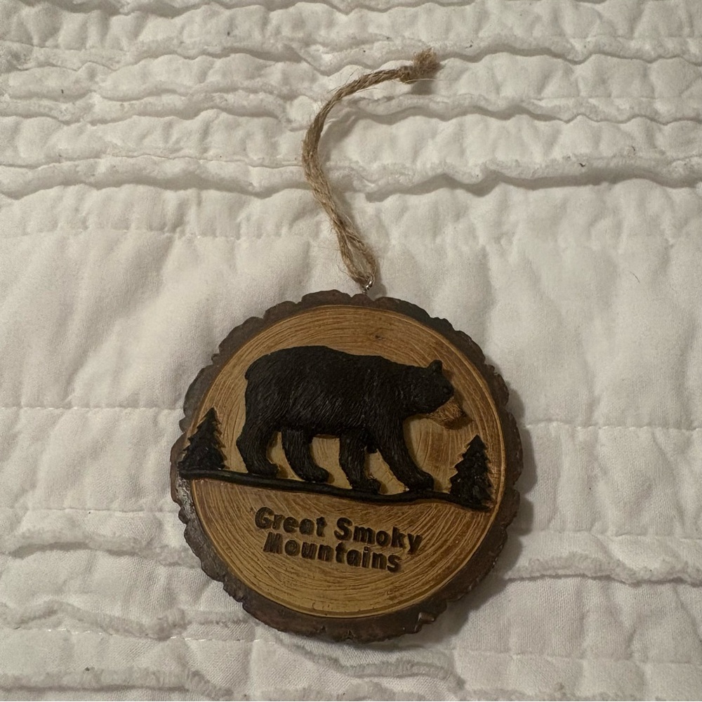Great Smoky Mountains Bear Ornament